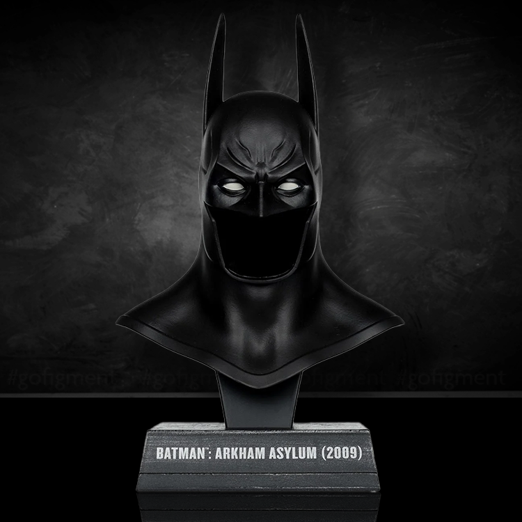 DC Direct Prop Replica Wave 3 Batman Arkham Asylum 1:3 Scale Cowl image 1