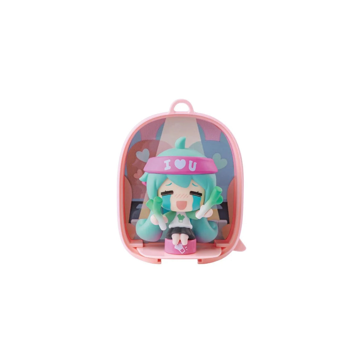 Hatsune Miku Blokees Mojipod Model Kit Diverse Music Festival Case of 6 with Miku figure in pink case