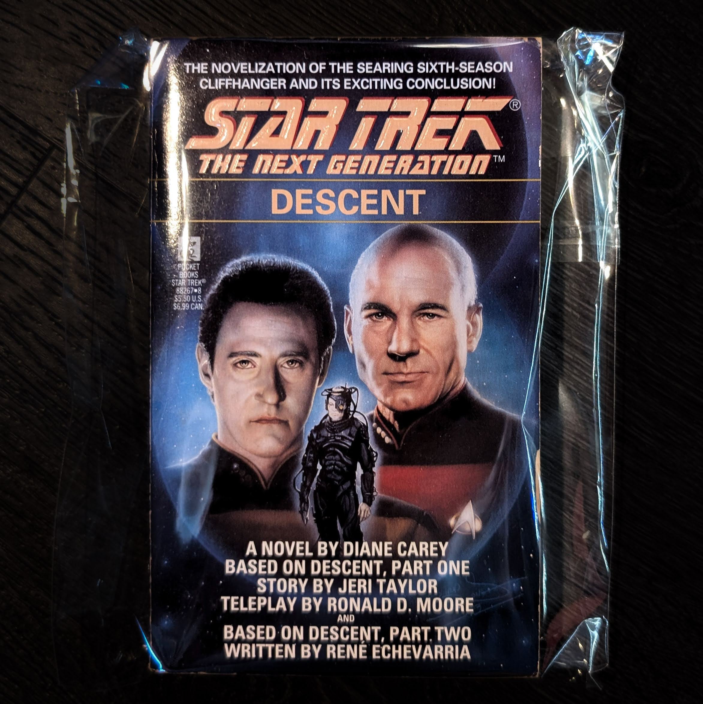 Descent: Star Trek The Next Generation Paperback Book image 0
