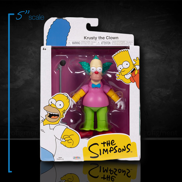 Krusty and Homer Simpson Combo Wave 3 Action Figure The Simpsons 5in scale image 1