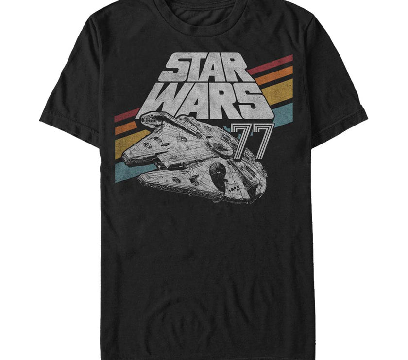 An image of a  Star Wars Awesome 77 Retro Themed Unisex t-Shirt