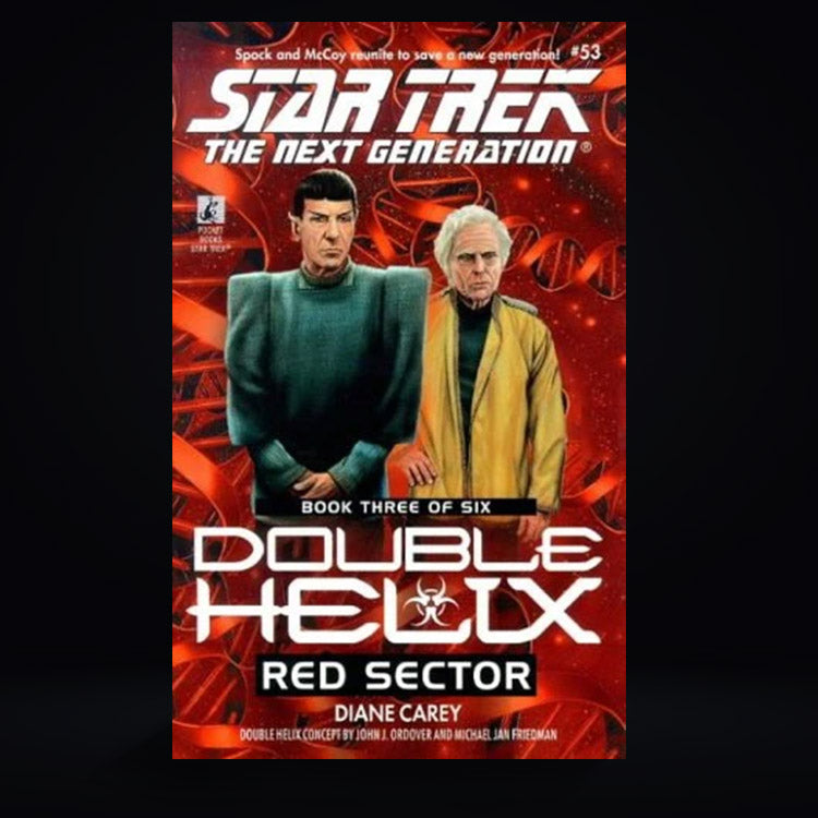 53 Red Sector Star Trek The Next Generation Paperback Book image 0