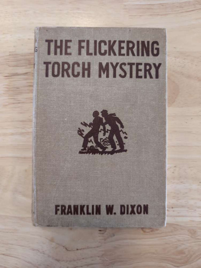 Vintage Hardy Boys book The Flickering Torch Mystery by Franklin W. Dixon published by Grosset & Dunlap Inc.