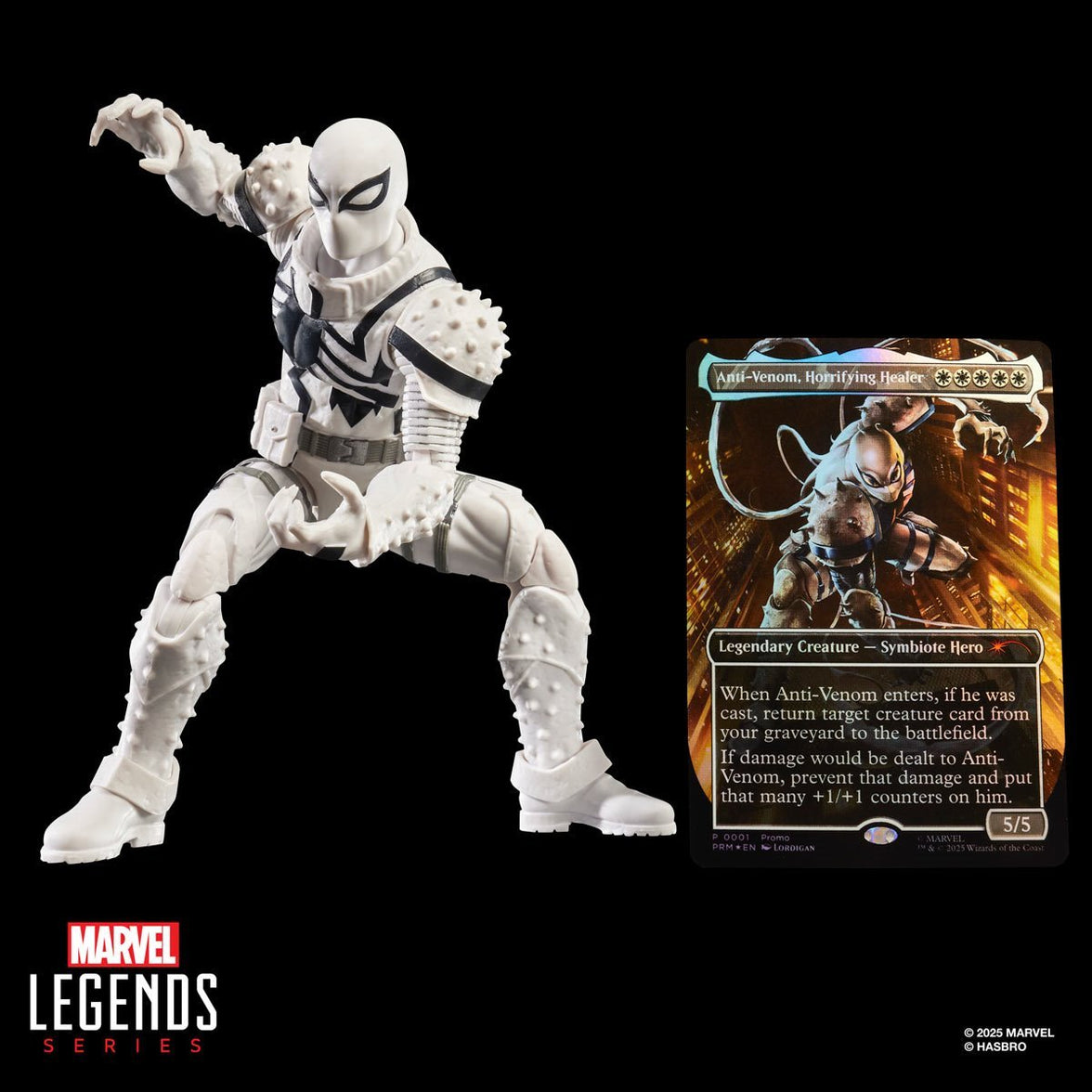Spider-Man Marvel Legends Series Magic: The Gathering Agent Anti-Venom 6-Inch Action Figure
