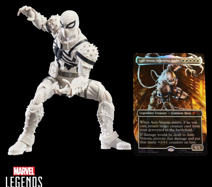 Spider-Man Marvel Legends Series Magic: The Gathering Agent Anti-Venom 6-Inch Action Figure