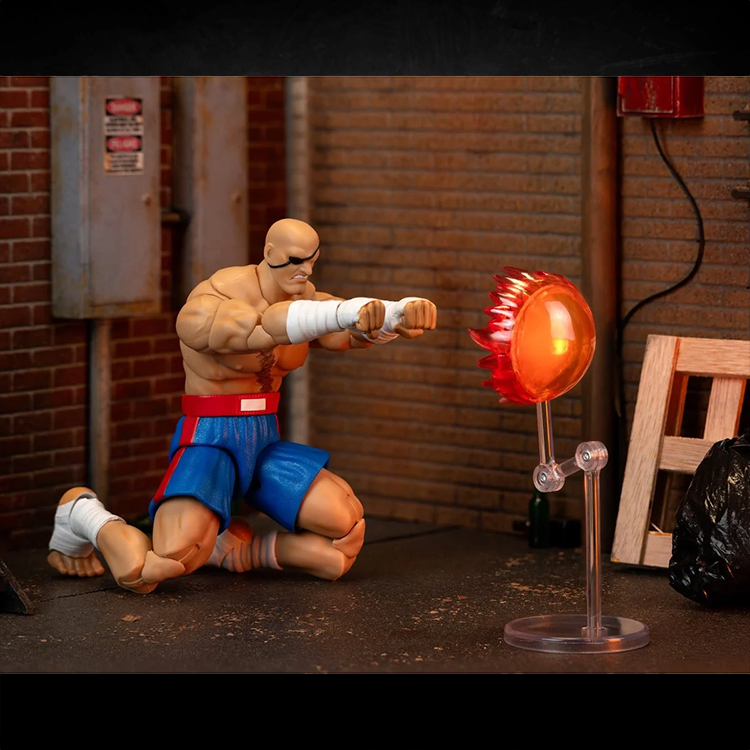 Ultra Street Fighter II Sagat 6-Inch Scale Deluxe Action Figure image 1