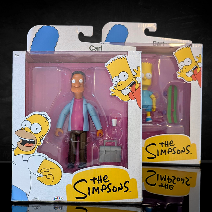 Carl and Bart Simpson Combo Wave 3 Action Figure The Simpsons 5in image 0