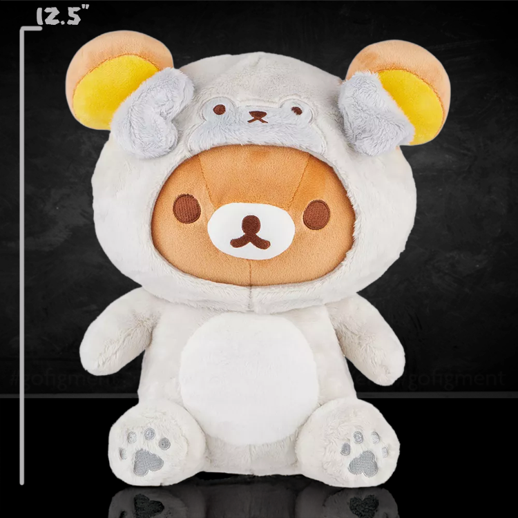 Discover Rilakkuma Gray Pug Costume Plush - San-X Original