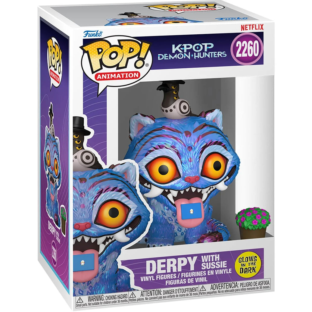 K-Pop Demon Hunters Derpy with Susie Funko Pop! Vinyl Figure #2260 New In Protector