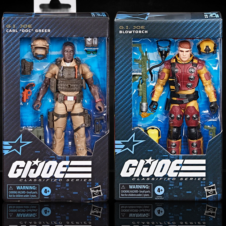 Blowtorch Carl Doc Greer Action Figures GI Joe Classified Series 1:12  Lot of 2 image 0