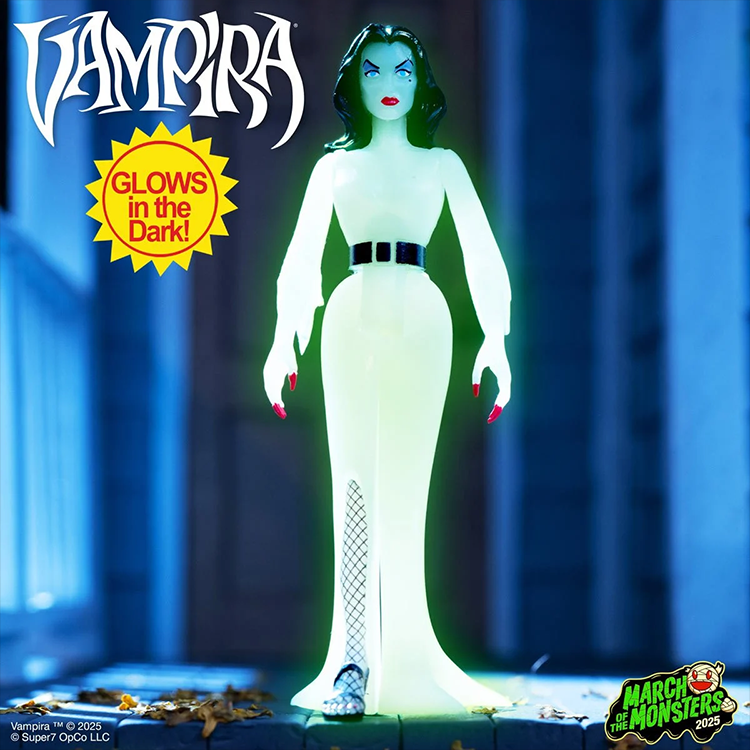 Vampira GLOW (Plan 9) ReAction Action Figure 3.75" scale image 0