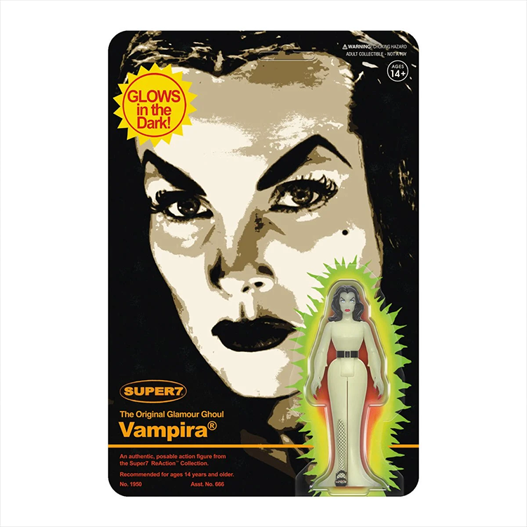Vampira GLOW (Plan 9) ReAction Action Figure | 3.75" scale image 7