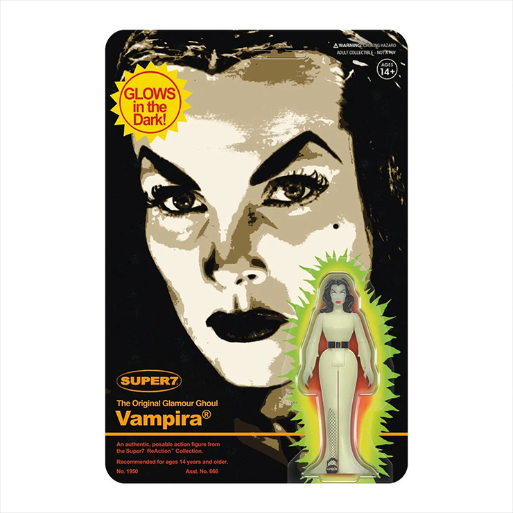 Vampira GLOW (Plan 9) ReAction Action Figure | 3.75" scale image 7