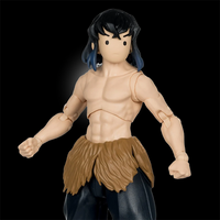 Demon Slayer Hashibira Inosuke Unmasked Season 2 7-Inch Scale Action Figure image 2