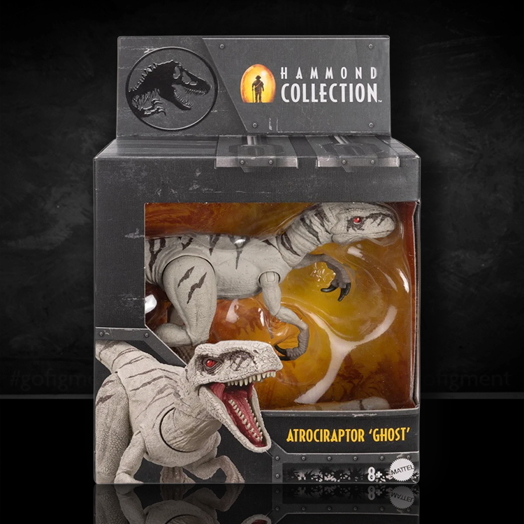 Jurassic World Hammond Collection Atrociraptor Ghost Action Figure Dominion NEW image 0