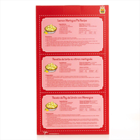 Back of retro-style TLS Toy box featuring lemon meringue pie recipe in English, French, and Spanish by Loyal Subjects