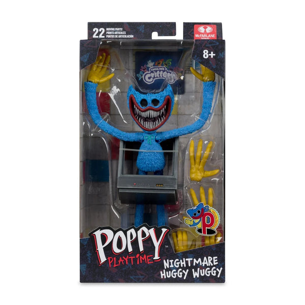 Nightmare Huggy Wuggy 7" McFarlane Action Figure Poppy Playtime Wave 2 in packaging