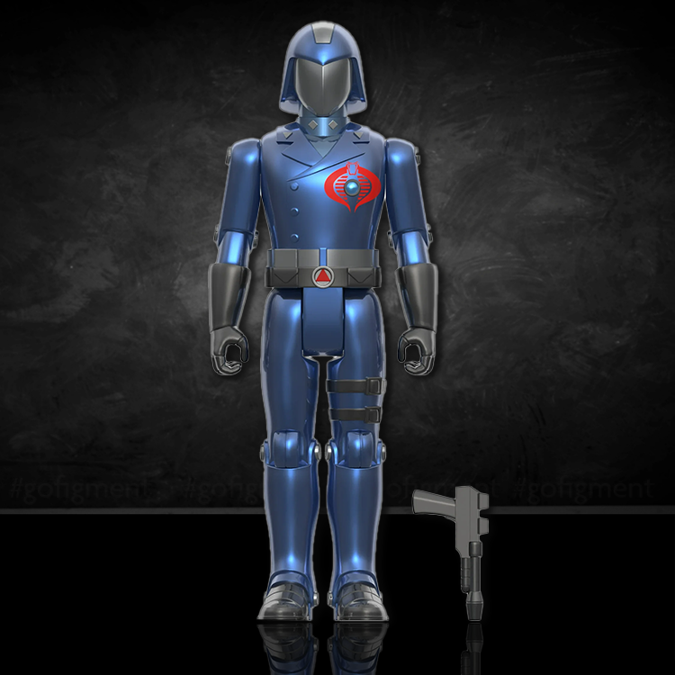 GI Joe  Cobra Commander Enemy Leader Funhouse Robot Action Figure Super7 image 1
