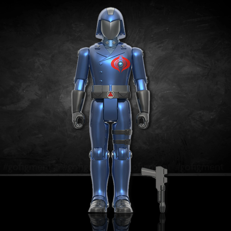 GI Joe  Cobra Commander Enemy Leader Funhouse Robot Action Figure Super7 image 1