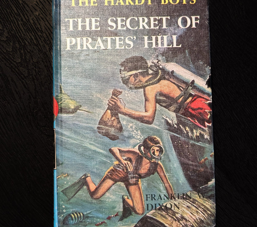 36 The Secret of Pirates Hill (1956 Brown)  Hardy Boys Book image 0