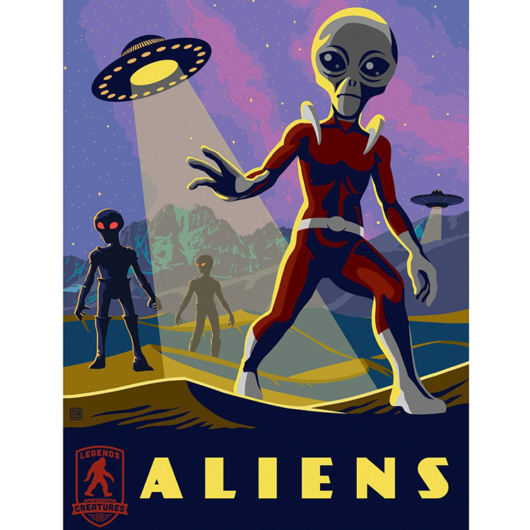 Aliens Jigsaw Puzzle Cube | Master Pieces | 300 Pieces image 3