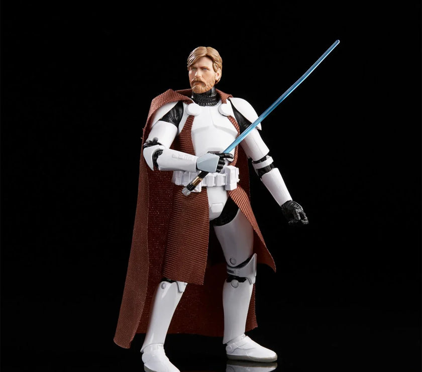 Obi-Wan Kenobi Clone Commander Action Figure Star Wars Black Series 1:12 Scale image 1