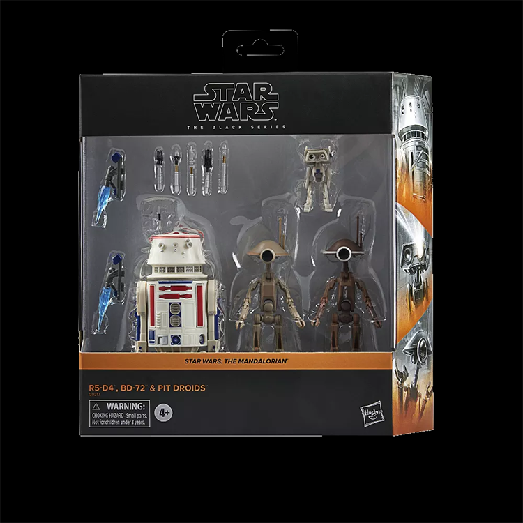 Mandalorian Droid 4-Pack Star Wars The Black Series 1/12 Scale image 1