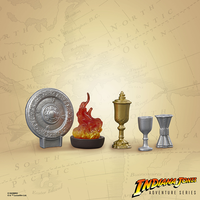 Indiana Jones 6 Figure Set with Complete Grail Knights Table Artifact image 4