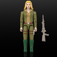 GI Joe Cover Girl Action Figure 3.75" With O-Ring Super7 Reaction+ image 2