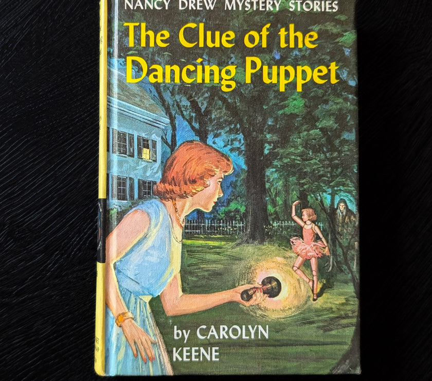 39 The Clue of the Dancing Puppet Nancy Drew Mystery Books -1962 image 0