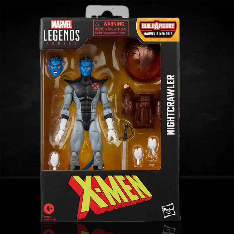 Nightcrawler X-Men Marvel Legends X-Force Nightcrawler 6" Action Figure Wave 1 image 0