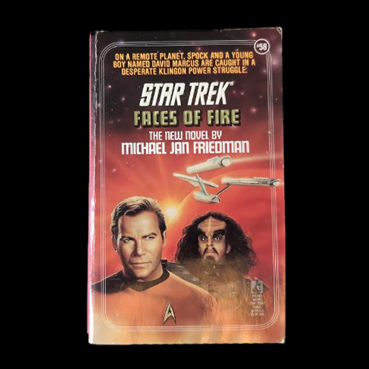 58 Faces of Fire Star Trek The Original Series Paperback Book image 0