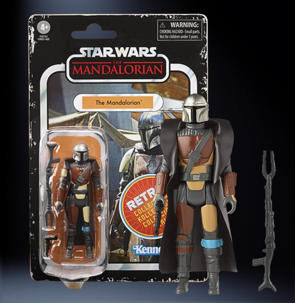 The Mandalorian Star Wars Retro Collection Action Figure 1:18 Scale MANDO image 0