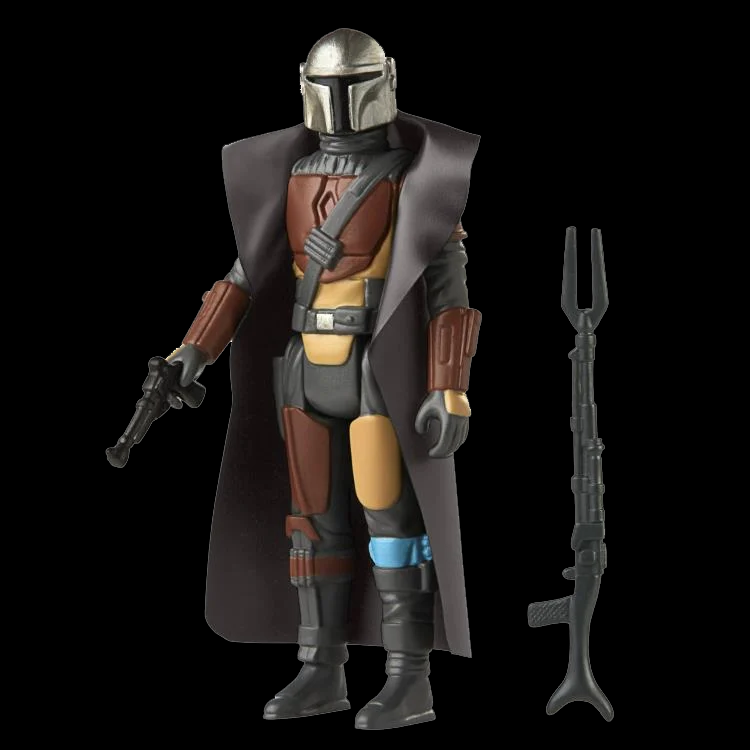 The Mandalorian Star Wars Retro Collection Action Figure | 1:18 Scale | MANDO image 1
