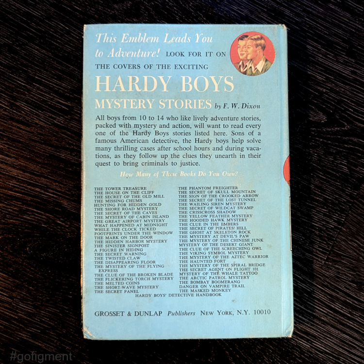 05 Hunting for Hidden Gold (1963): 🕵🏻Vintage Hardy Boys Book Blue-Ba image 2