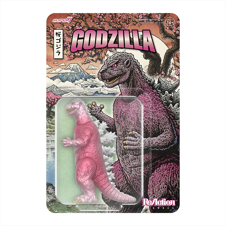 Godzilla '54 Cherry Blossom Festival ReAction Action Figure Super7 | 1:18 image 1