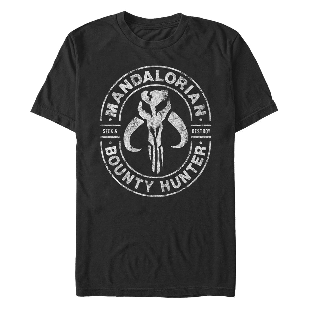 An image of a  Men's Star Wars Mandalorian Bounty Hunter Gun for Hire Unisex t-Shirt