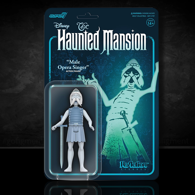 The Haunted Mansion "Male Opera Singer" Action Figure Super7 Disney image 0