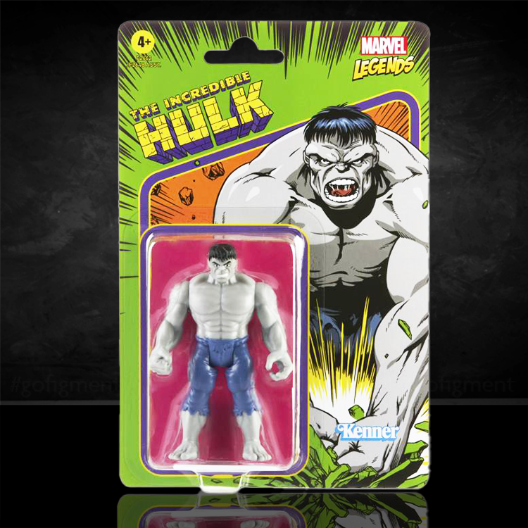 The Incredible Hulk: Grey Marvel Legends Retro Collection 3.75" Action Figure image 0