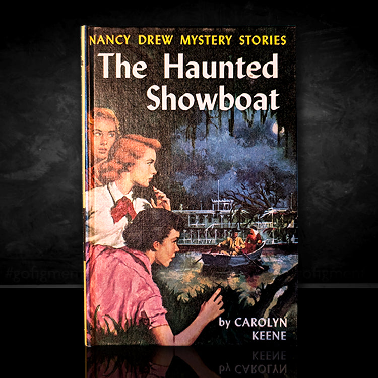 35 The Haunted Showboat "White Endpages" Nancy Drew Mystery Books -1957 image 0