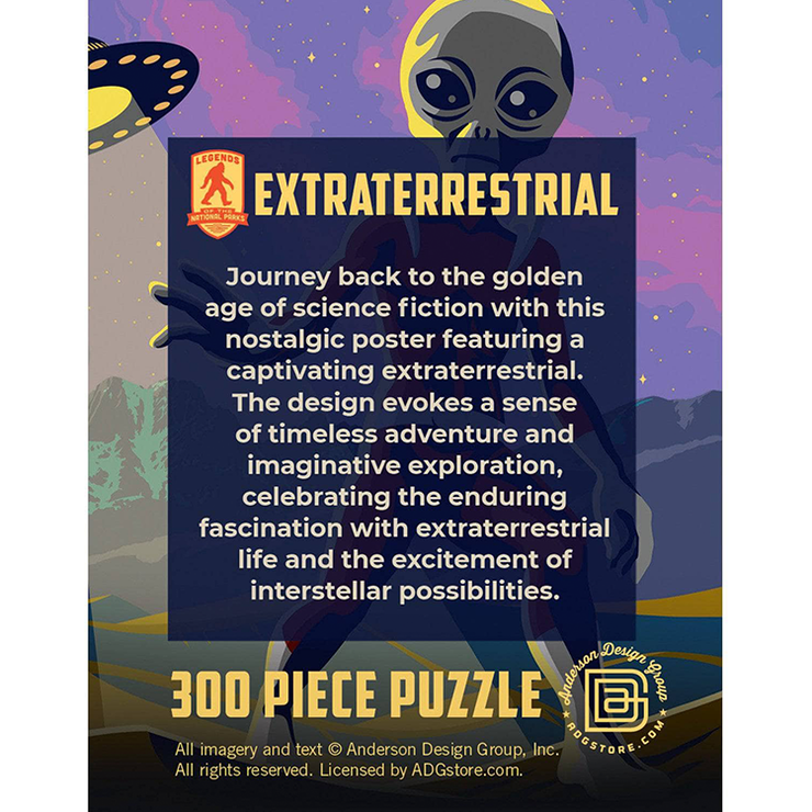 Aliens Jigsaw Puzzle Cube | Master Pieces | 300 Pieces image 1