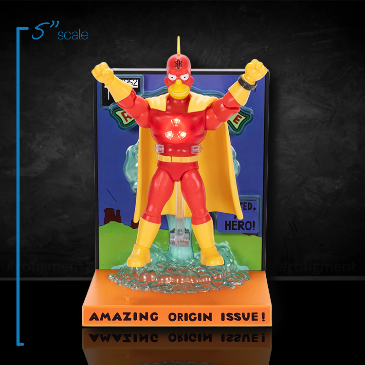 Radioactive Man Premium Action Figure The Simpsons 5in Scale image 1