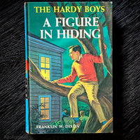 16 A Figure in Hiding (1937):  Vintage Hardy Boys Book Blue-Back image 0