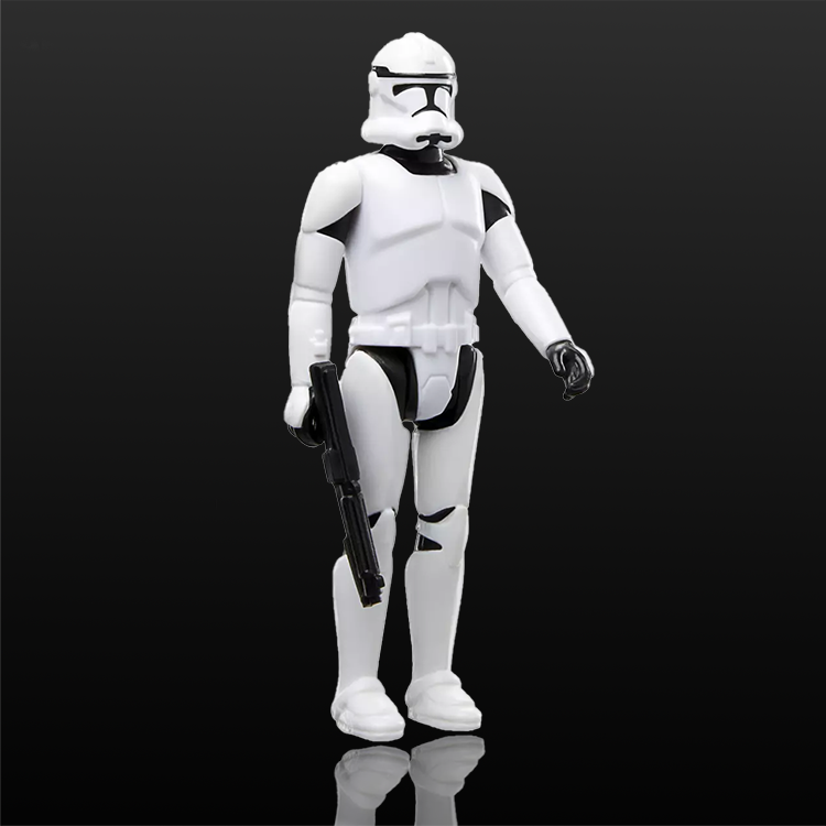 Clone Trooper Star Wars Retro Collection Action Figure 1:18 Scale ROTS image 1