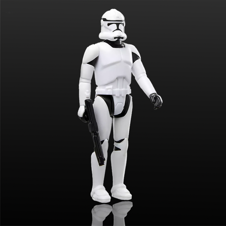 Clone Trooper Star Wars Retro Collection Action Figure 1:18 Scale ROTS image 1