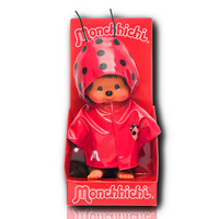 Monchhichi Lady Bug 7" Plush Toy - Classic Collectible Thumb-Sucking Monkey image 7