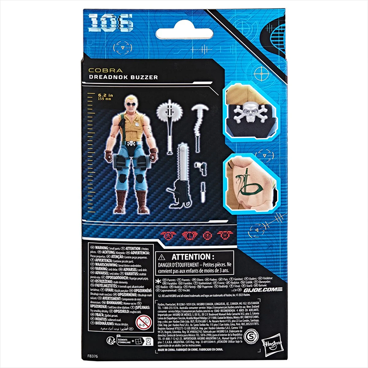 Dreadnok Buzzer Action Figure GI Joe Classified Series 6" scale image 4