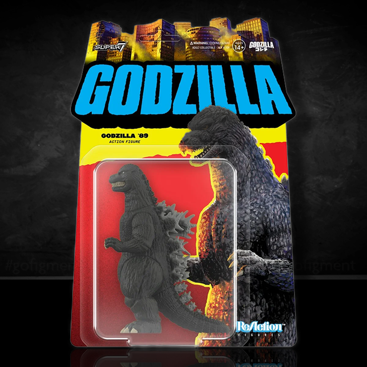 Godzilla '89 ReAction Action Figure Super7 1:18 image 0