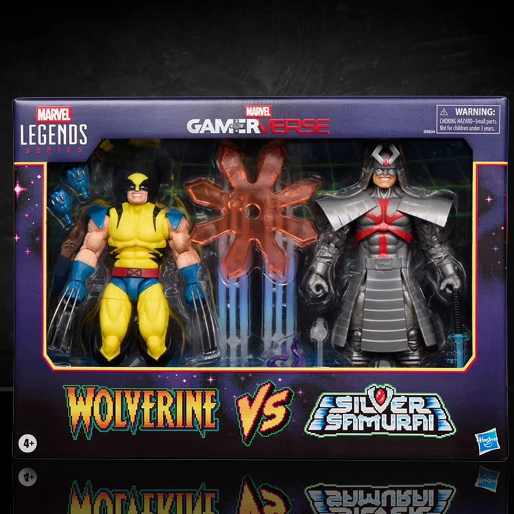 Marvel Legends Series Gamerverse Wolverine vs. Silver Samurai 6-InchFigures image 0