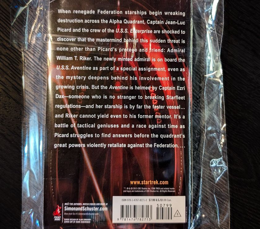 Takedown: Star Trek The Next Generation Paperback Book image 1